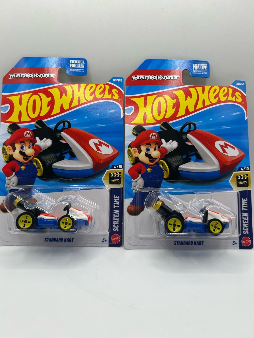 Hot Wheels Mario Kart Standard Kart - Set includes both! 🔥🛞